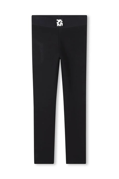 Dětské legíny Dkny černá barva, s potiskem, D62272