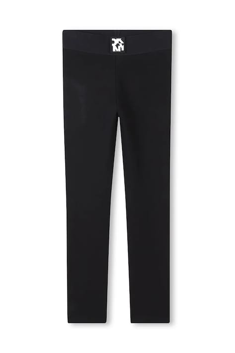 Dětské legíny Dkny černá barva, s potiskem, D62272