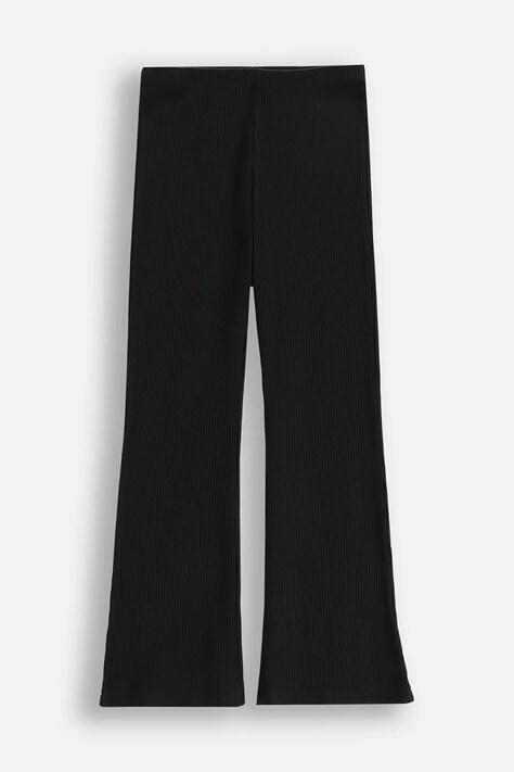 Dětské legíny Coccodrillo černá barva, hladké, EVERYDAY GIRL