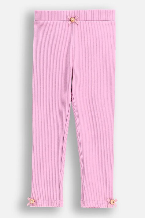 Легінси Coccodrillo колір рожевий однотонна MAXITROPIC GIRL NEWBORN
