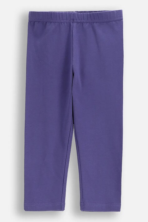 Хлопковые леггинсы Coccodrillo цвет фиолетовый EVERYDAY GIRL