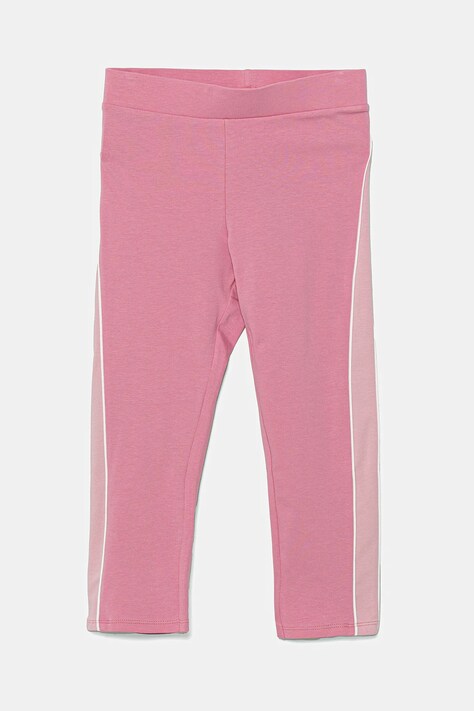 Детские леггинсы United Colors of Benetton цвет розовый однотонные 3P4ZCF05Z