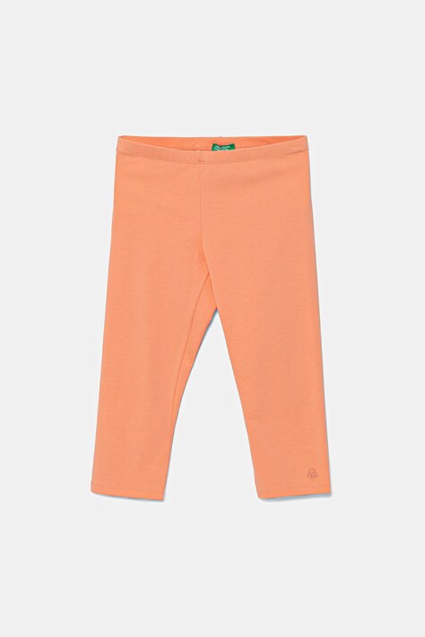 Dětské legíny United Colors of Benetton oranžová barva, 3MT1CF02J