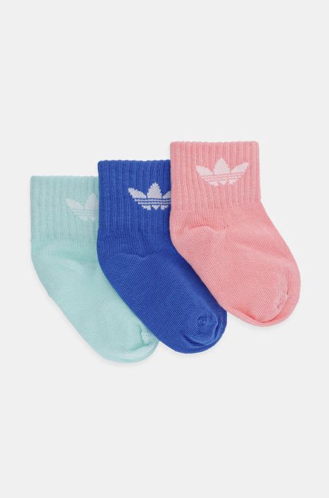 Παιδικές κάλτσες adidas Originals 3-pack χρώμα: πολύχρωμο, JJ1993