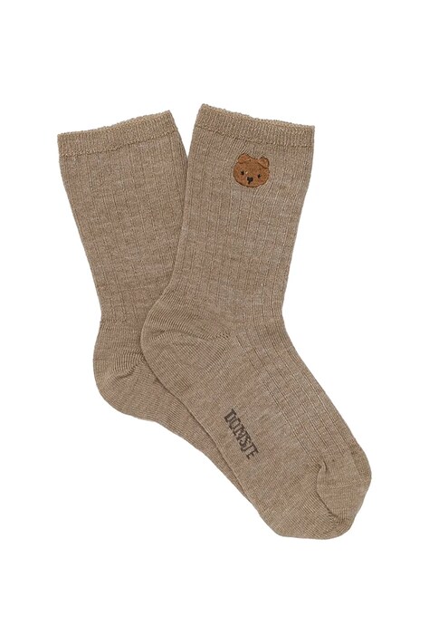 Donsje skarpetki dziecięce Bell Socks Bear kolor brązowy 3014501