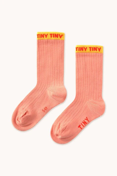 Детские носки Tinycottons TINY MEDIUM SOCKS цвет оранжевый SS25-443