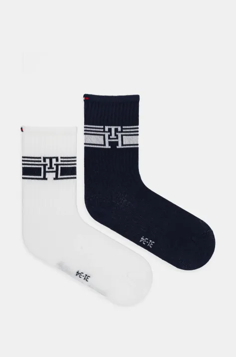 Tommy Hilfiger skarpetki dziecięce 2-pack kolor niebieski 701232710