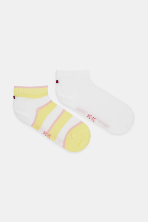 Tommy Hilfiger skarpetki dziecięce 2-pack kolor żółty 701232712