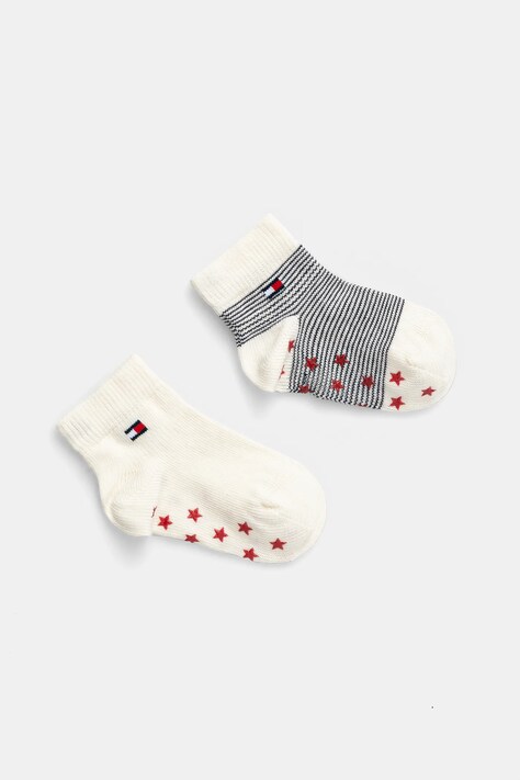 Tommy Hilfiger sosete copii 2-pack culoarea bej, 701232853