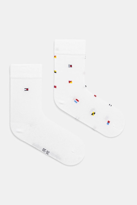 Дитячі шкарпетки Tommy Hilfiger 2-pack колір білий 701232857
