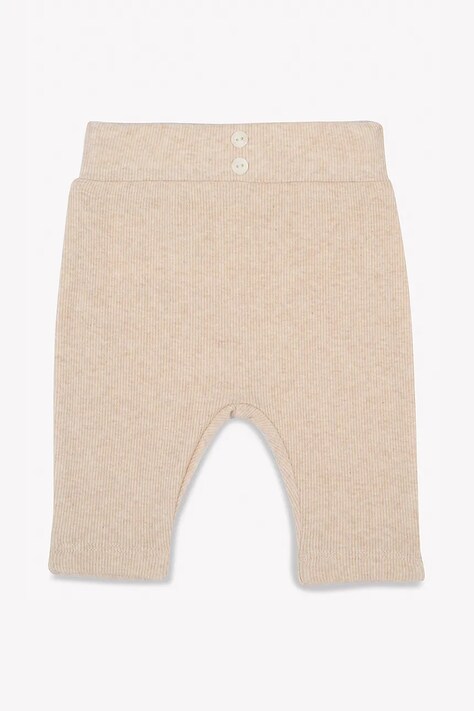 Tartine et Chocolat legginsy niemowlęce kolor beżowy gładkie CA24000
