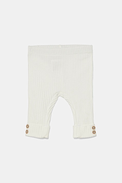 Леггинсы для младенцев United Colors of Benetton цвет белый однотонные 3F1AAF026