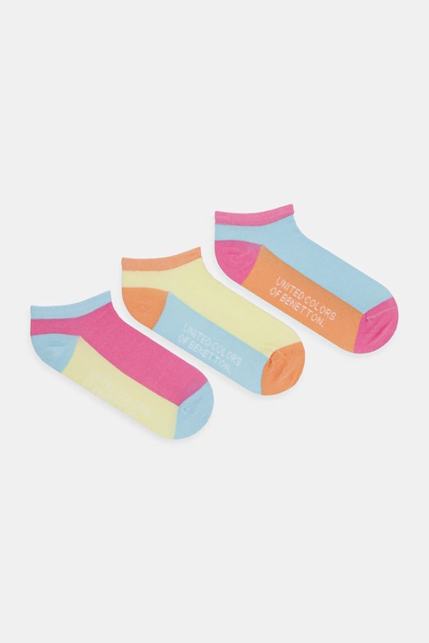 Шкарпетки United Colors of Benetton 3-pack колір помаранчевий 6AO507044