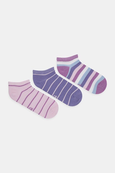 Nogavice United Colors of Benetton 3-pack roza barva, 6AO507044