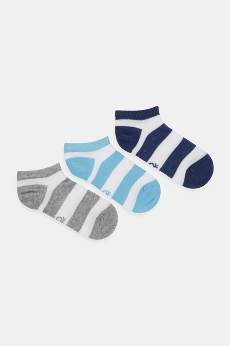 Шкарпетки United Colors of Benetton 3-pack колір синій 6AO507044