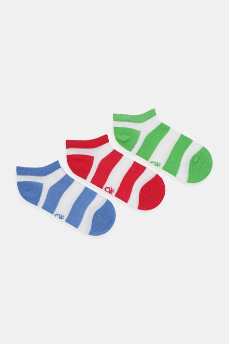 Ponožky United Colors of Benetton 3-pack zelená barva, 6AO507044