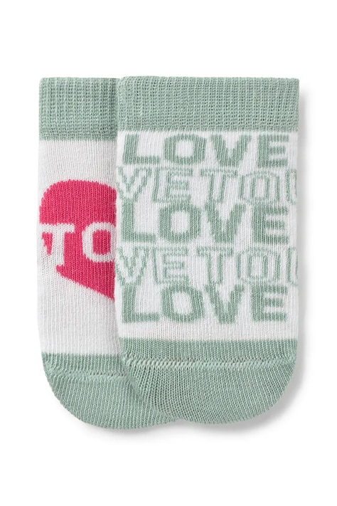 Tous skarpetki dziecięce SSocks kolor zielony SSocks.2201