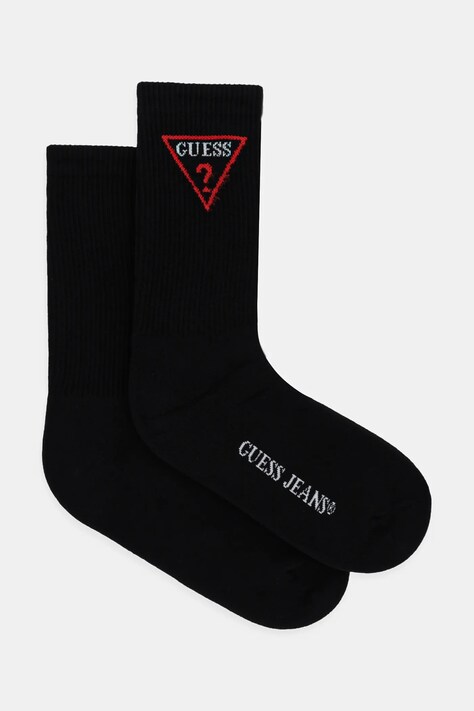 Ponožky Guess Jeans pánské, černá barva, M4BZ49 Z3KA1