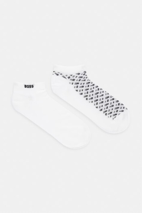 Čarape BOSS 2P AS Monogram CC 2-pack boja: crna, 50524521