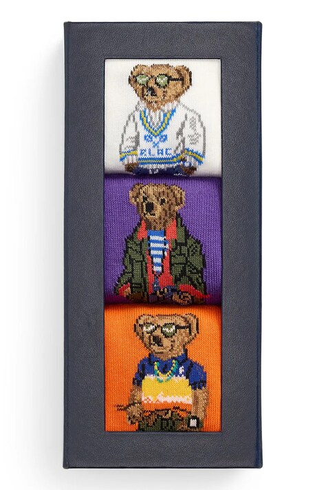 Ponožky Polo Ralph Lauren 3-pack pánské, více barev, 449973050