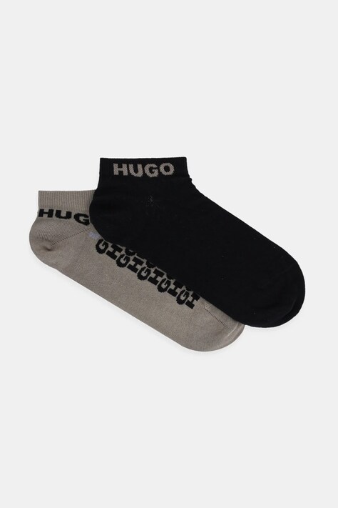 HUGO skarpetki 2-pack męskie kolor beżowy 50520998