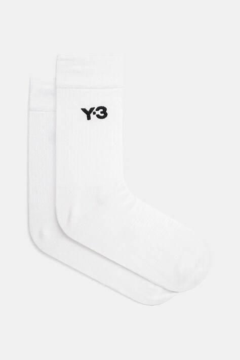 Y-3 socks CL Sock HI men's white color JP1153