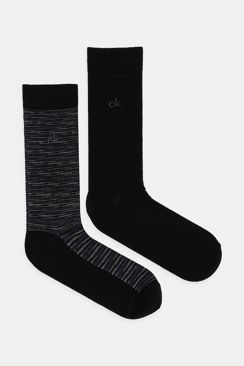Κάλτσες Calvin Klein 2-pack χρώμα: μαύρο, 701231365
