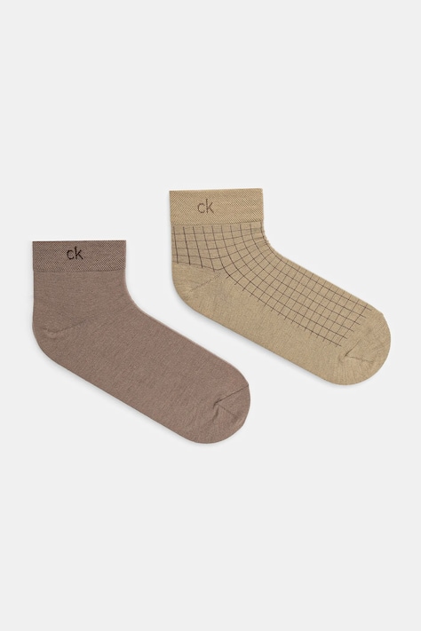 Κάλτσες Calvin Klein 2-pack χρώμα: πράσινο, 701231369