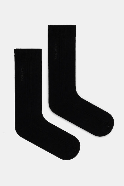 Κάλτσες Calvin Klein 2-pack χρώμα: μαύρο, 701232089