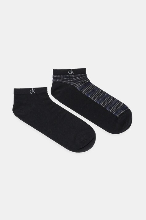 Calvin Klein sosete 2-pack barbati, culoarea negru, 701232663