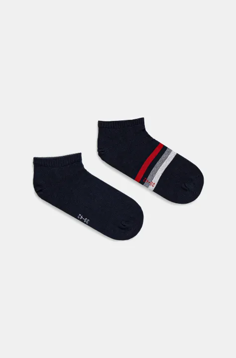 Čarape Tommy Hilfiger 2-pack za muškarce, boja: tamno plava, 701232467