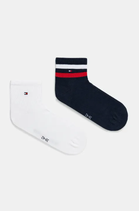 Čarape Tommy Hilfiger 2-pack za muškarce, boja: tamno plava, 701232937