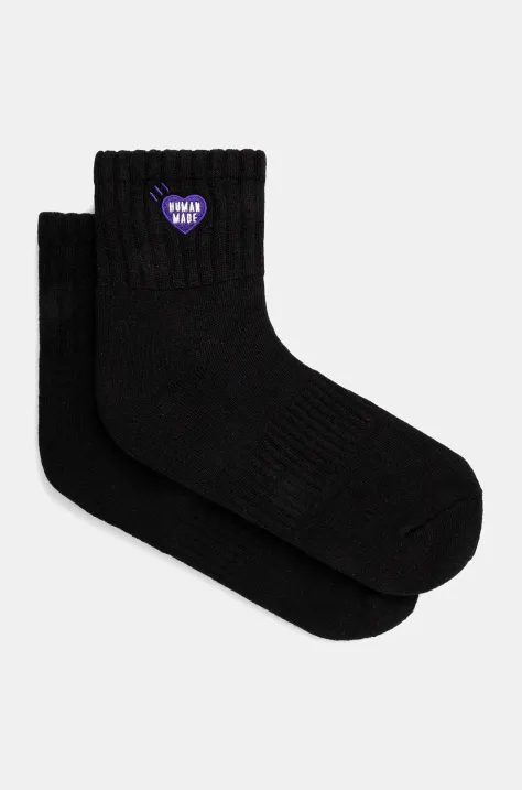 Čarape Human Made Pile Short Socks za muškarce, boja: crna, HM29GD061