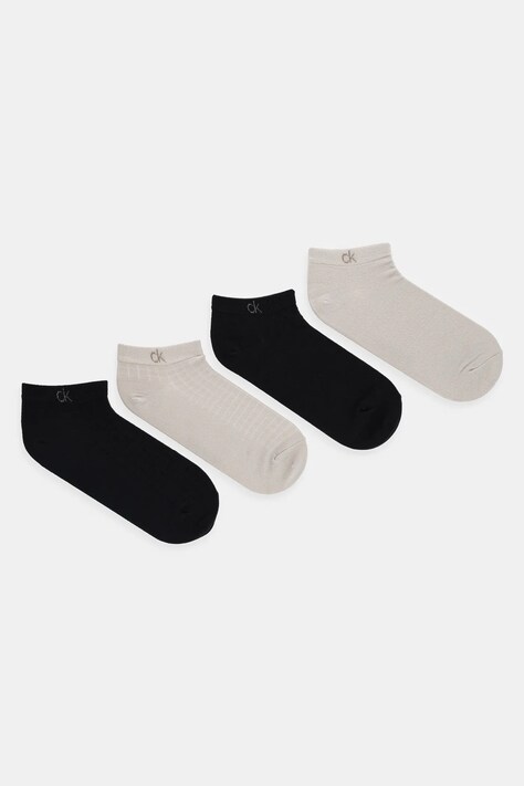 Calvin Klein șosete bărbați, culoarea negru, 701235862
