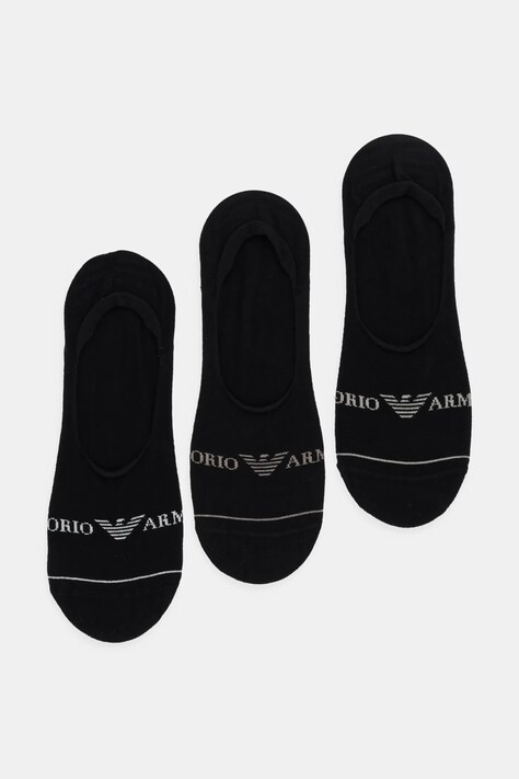 Emporio Armani Underwear sosete barbati, culoarea negru, EM000548 AF12276