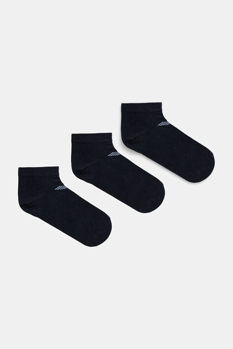 Κάλτσες Emporio Armani Underwear 3-pack χρώμα: ναυτικό μπλε, EM000550 AF12271