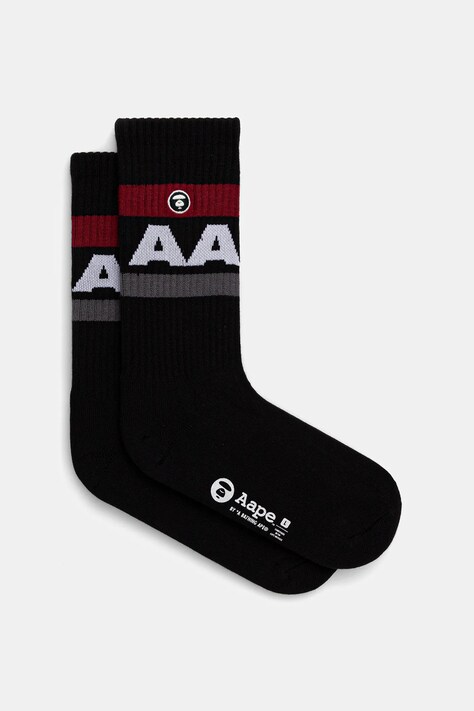 Носки AAPE Main цвет чёрный AAPSOM5293XXN