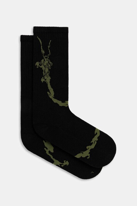 Birkenstock 1774 socks x Maharishi Tabi Sports black color 1030718