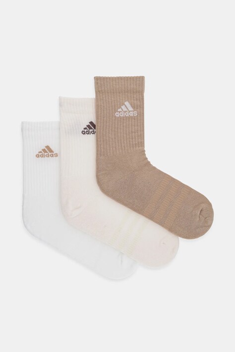 Dětské ponožky adidas C SPW CRW 3P 3-pack bílá barva, JC9383