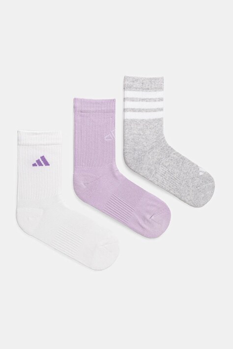 adidas sosete LOGO PACK 3PP 3-pack culoarea gri, JD5829
