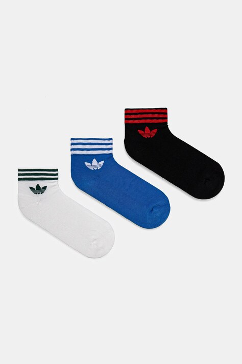 Čarape adidas Originals 3-pack boja: crna, JI9487