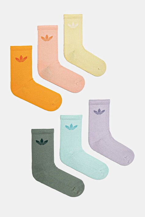 Ponožky adidas Originals Trefoil 6-pack více barev, JI9505