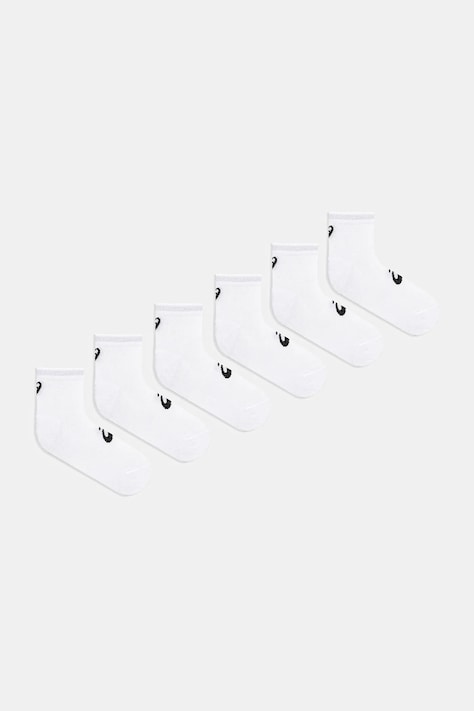 Asics șosete 6-pack culoarea alb, 3033B720.100