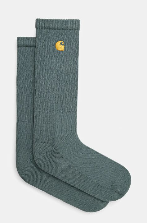 Carhartt WIP sosete Chase Socks culoarea verde, I029421.2N0XX