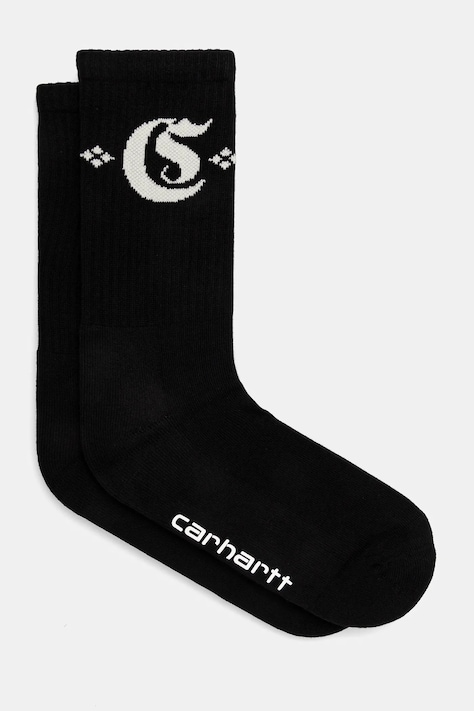 Ponožky Carhartt WIP Greatest Hits Socks černá barva, I034372.K02XX