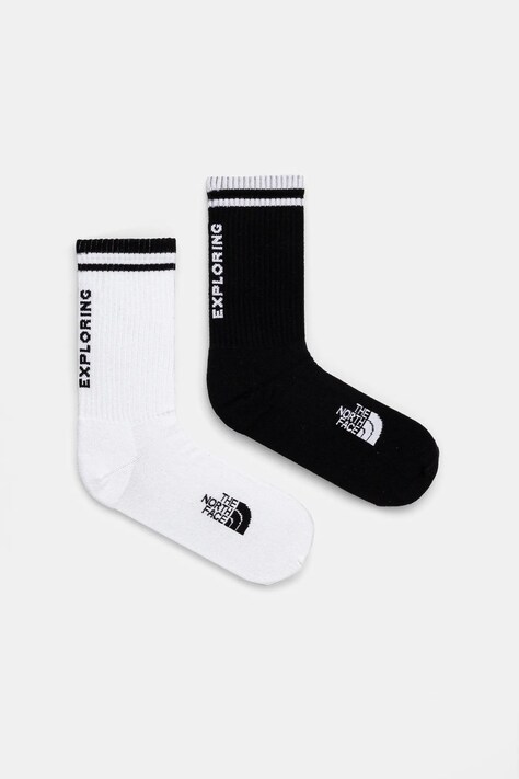 The North Face sosete Everyday Crew 2-pack culoarea negru, NF0A8CMPKY41