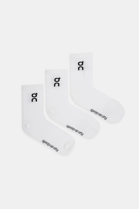 Чорапи On (3 чифта) в бяло 2UF10310069