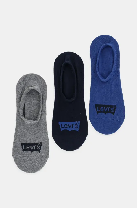 Levi's skarpetki 3-pack kolor granatowy 37157-1192