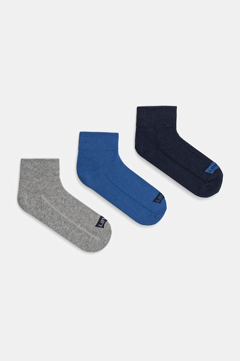 Levi's sosete 3-pack culoarea albastru marin, 37157-1194