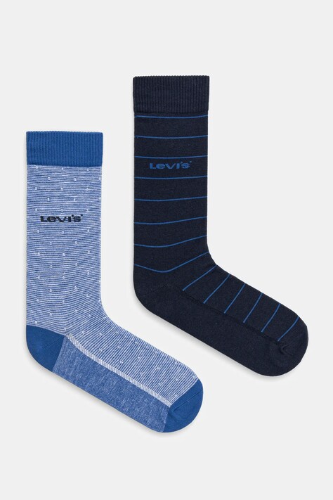 Ponožky Levi's 2-pack fialová barva, 37157-1204